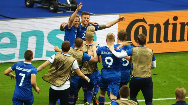 Iceland celebrate