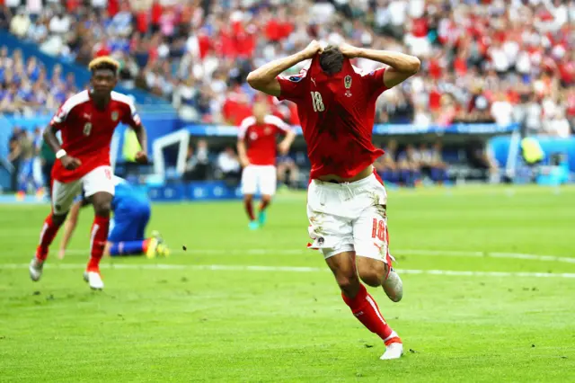 Austria celebrate