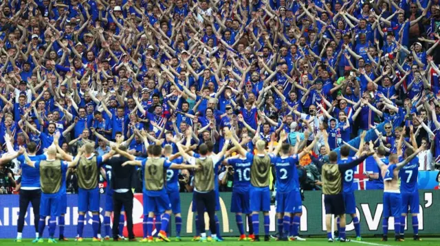 Iceland celebrate