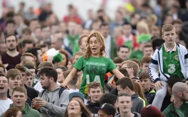 Fanzone in Belfast