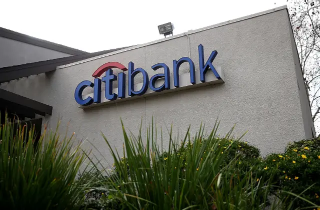 Citibank sign