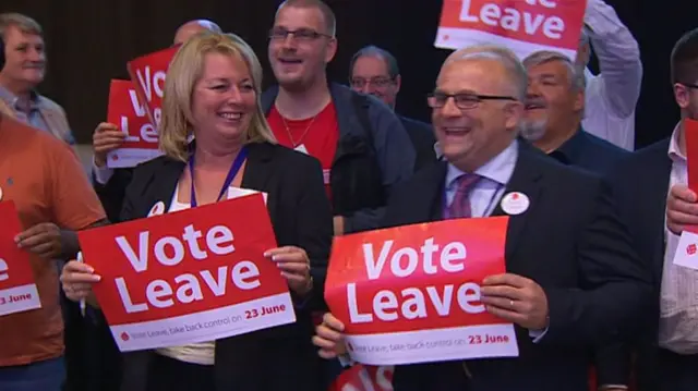 Vote Leave campaigners