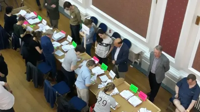 EU Referendum votes counted in Cambridge