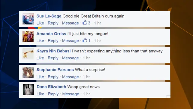 Comment on Brexit vote made to Look East Facebook page