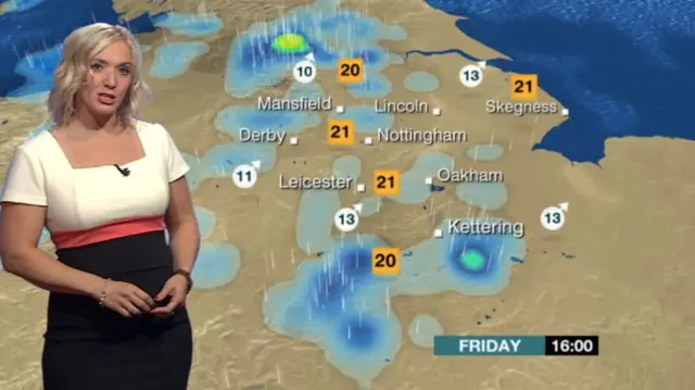 BBC weather map