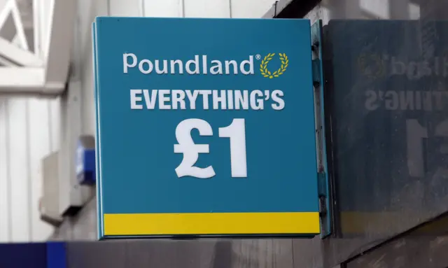 Poundland sign