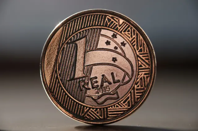 Brazilian real coin