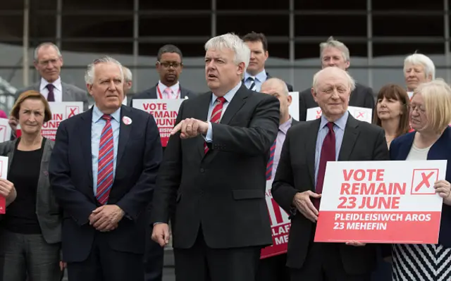 Peter Hain with Carwyn Jones