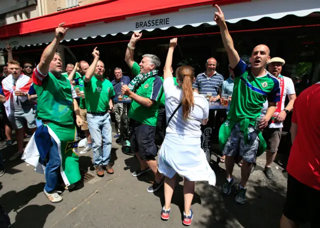 Northern Ireland fans