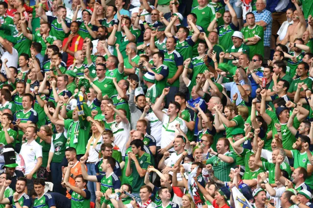 Northern Ireland fans