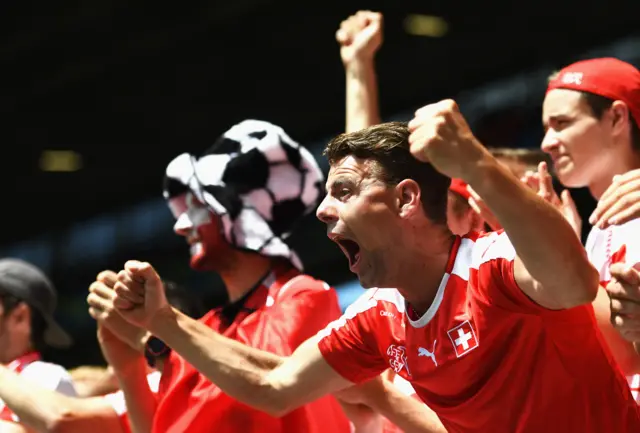 Switzerland supporters