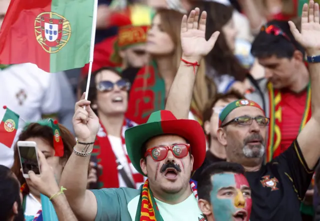 Portugal fans