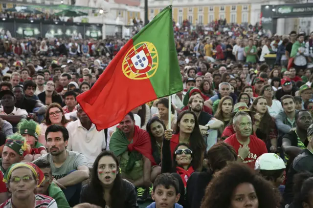 Portugal fans