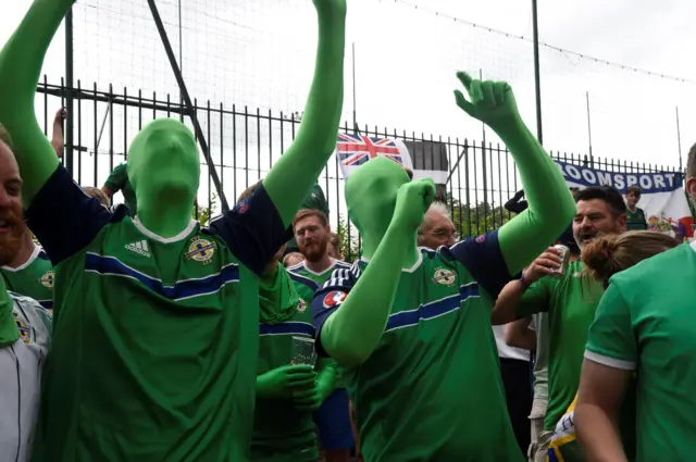 Northern Ireland fans