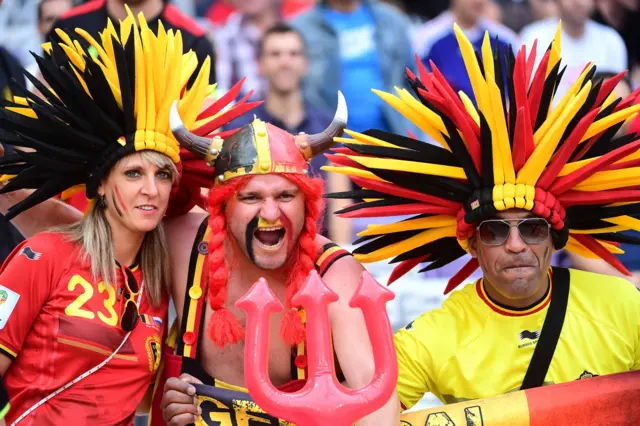 Belgium fans