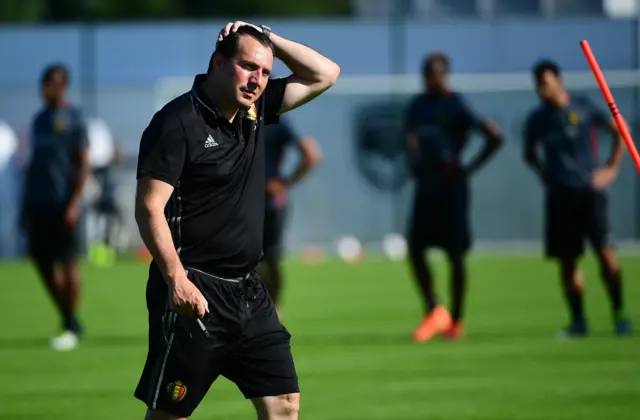 Belgium coach Marc Wilmots