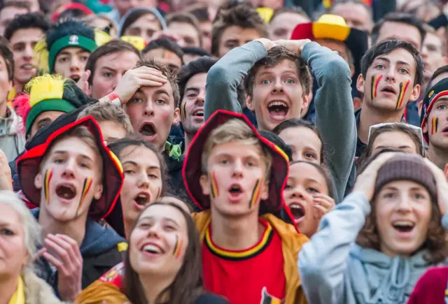 Belgium fans