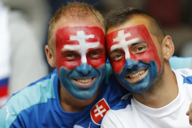 Slovakian supporters