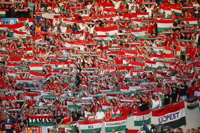 Hungary fans