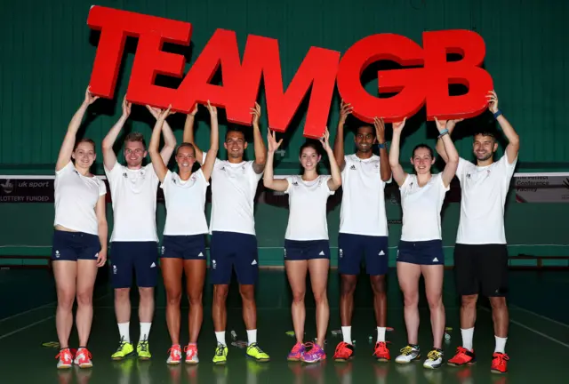 GB Badminton squad