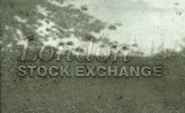 London Stock Exchange sign