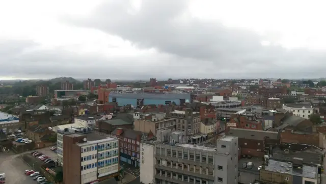 Stoke-on-Trent from up high