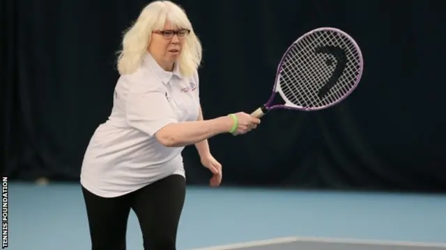 Jan Donnelly, visually impaired tennis player and coach