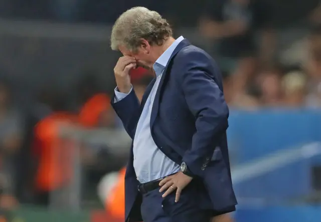 Roy Hodgson looks dejected