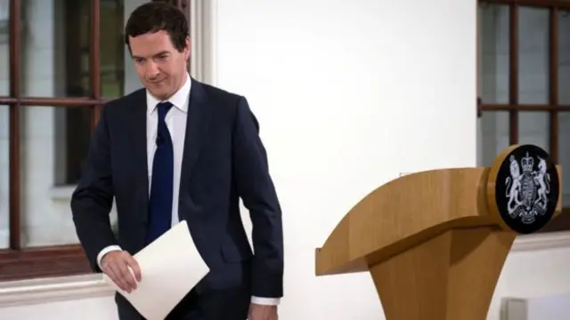 Chancellor George Osborne