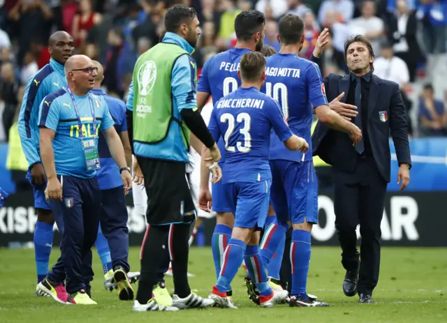 Italy head coach Antonio Conte