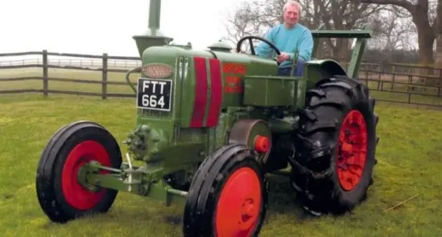 Man on a tractor