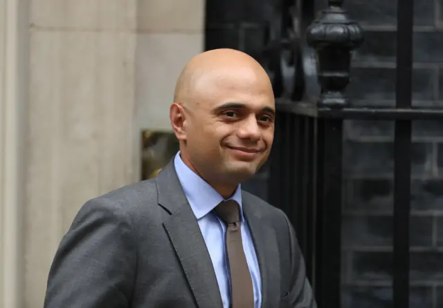 Business Secretary Sajid Javid