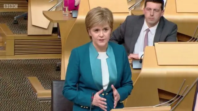 First Minister Nicola Sturgeon