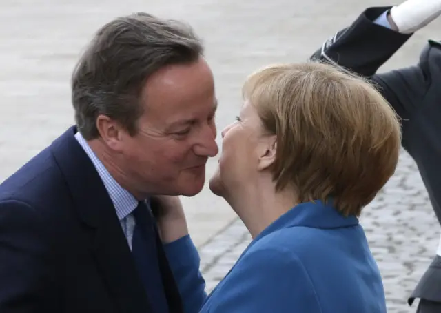 Merkel and Cameron