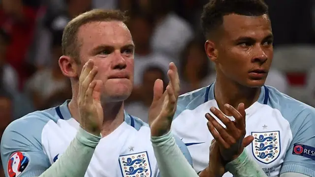 Wayne Rooney and Dele Alli