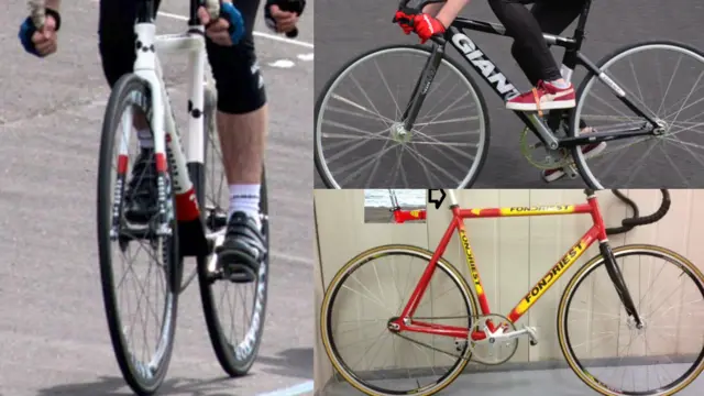 Examples of the three types of stolen bike