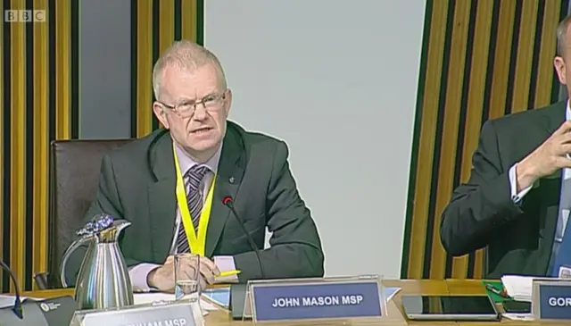 SNP MSP John Mason