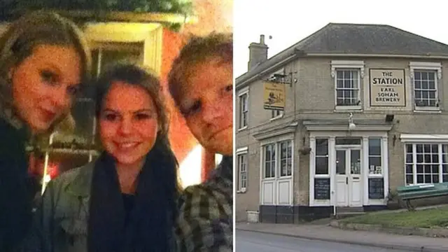 Taylor Swift, Alice Dearlove and the Station pub