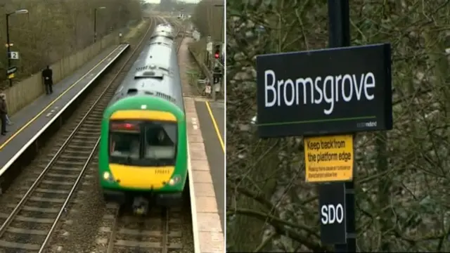 Bromsgrove station before its refurbishment