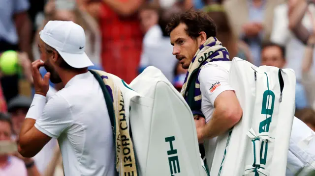 Liam Broady and Andy Murray