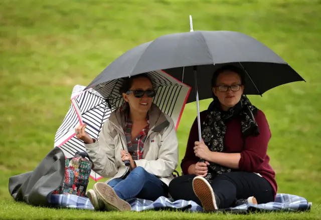 Fans at Wimbledon