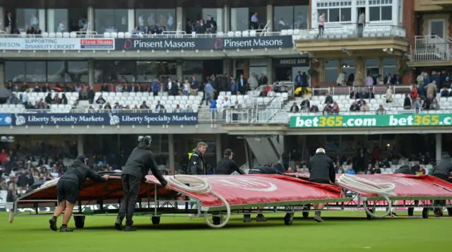 The covers come off at The Oval