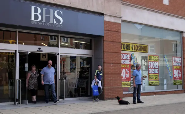 BHS store closing down sale