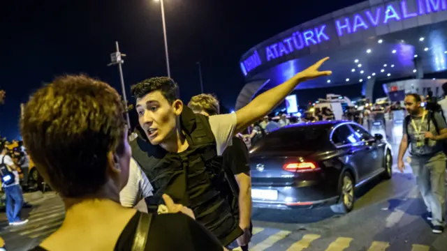 Scene at Istanbul Airport