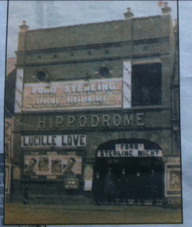 Former Ripley Hippodrome in its heyday as a cinema