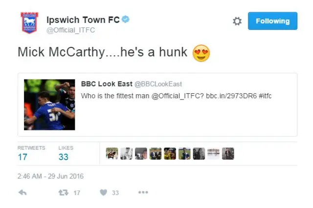 Ipswich Town Twitter