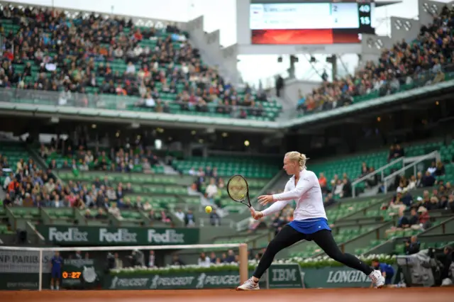 Kiki Bertens returns