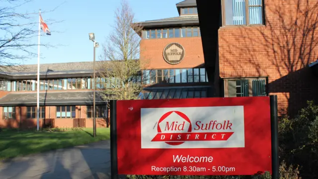 Mid-Suffolk district council offices
