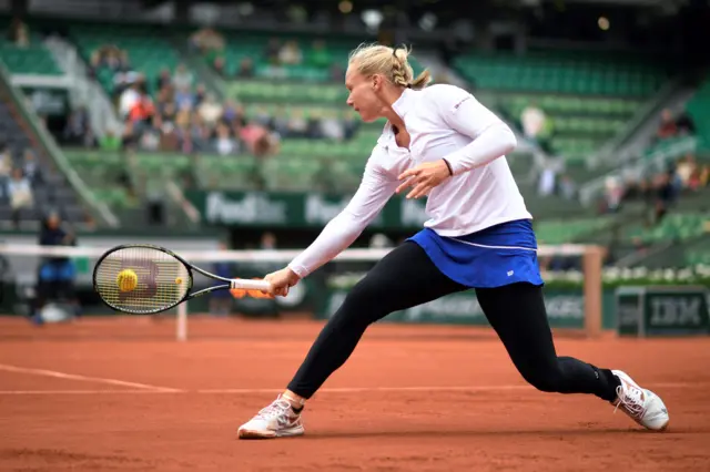 Kiki Bertens returns