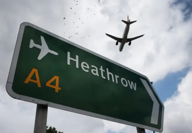 Heathrow sign